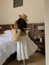 Ladies Embroider Ruffle Border Skirts
